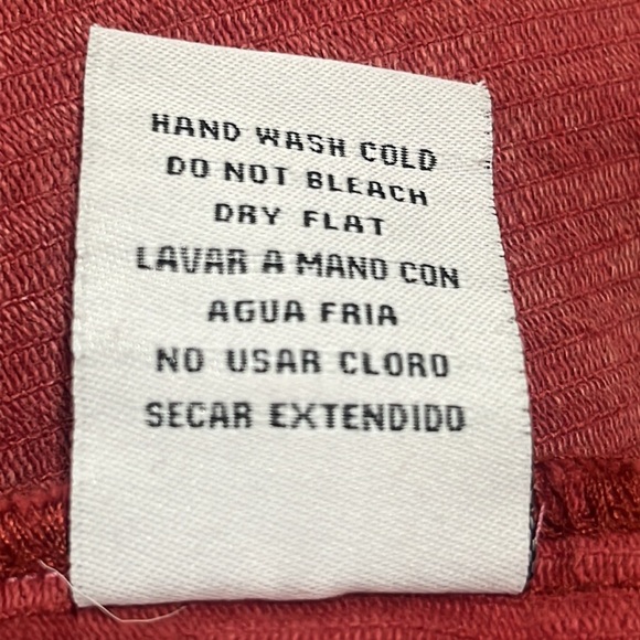 Easel Los Angeles RAW HEM BUTTON UP CORDUROY WOMENS BARN JACKET SIZE S - Picture 10 of 10